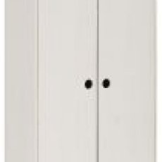 Domečková skříň, 180 cm, bílá - 1
