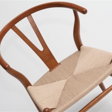 Dřevěná židle Vidja, světle hnědá - 3