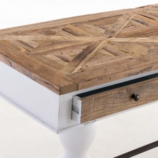 Drevený písací stôl so zásuvkami Loco, 160 cm - 8