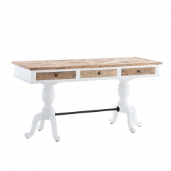 Drevený písací stôl so zásuvkami Loco, 160 cm