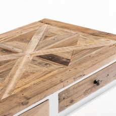 Dřevěný psací stůl se zásuvkami Loco, 160 cm - 6
