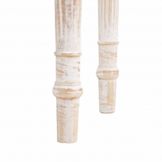 Dřevěný sekretář Godhed, 91 cm, antik bílá - 8