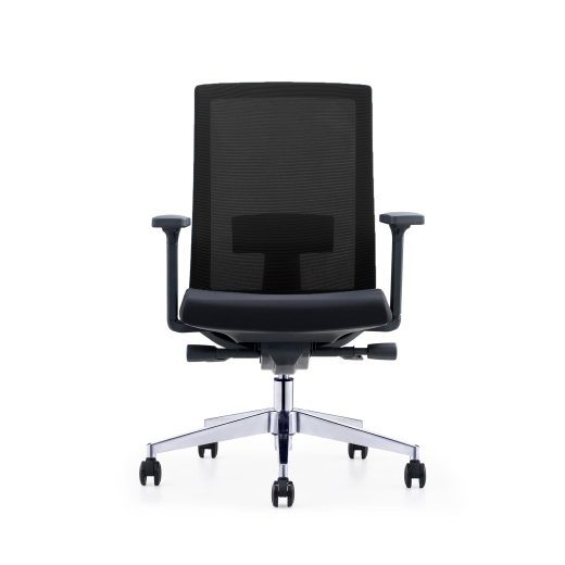 Ergonomická kancelárska stolička Alcanto, textil, čierna - 1