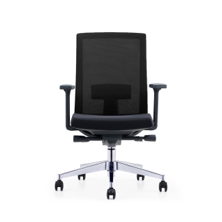 Ergonomická kancelárska stolička Alcanto, textil, čierna