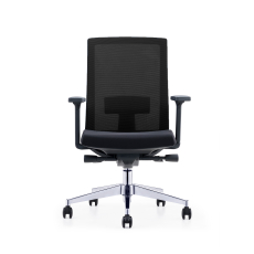Ergonomická kancelárska stolička Alcanto, textil, čierna - 1