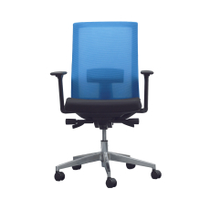 Ergonomická kancelárska stolička Alcanto, textil, modrá - 1