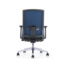 Ergonomická kancelárska stolička Alcanto, textil, tmavomodrá - 5