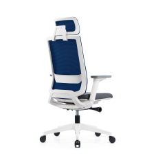 Ergonomická kancelárska stolička Meteor X, sieťovina, modrá - 3