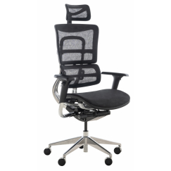 Ergonomická kancelárska stolička Paterna, čierna