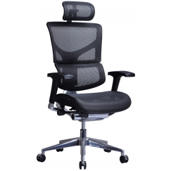 Ergonomická kancelárska stolička Spokane, čierna