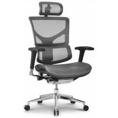 Ergonomická kancelárska stolička Spokane, šedá