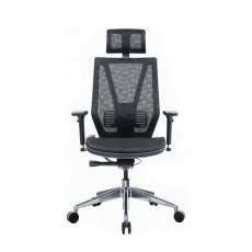 Ergonomická kancelárska stolička Tech Line, sieťovina, čierna - 3