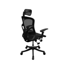 Ergonomická kancelárska stolička Tech Smart, sieťovina, čierna - 3