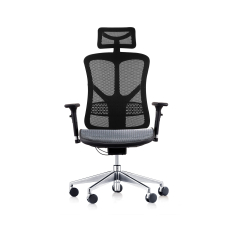 Ergonomická kancelárska stolička Tech Style, sieťovina, čierna - 2