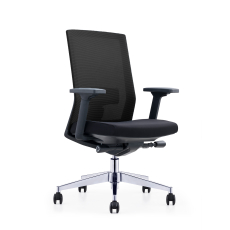 Ergonomická kancelářská židle Alcanto, textil, černá - 2