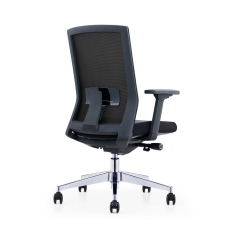 Ergonomická kancelářská židle Alcanto, textil, černá - 3