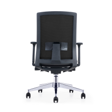 Ergonomická kancelářská židle Alcanto, textil, černá - 4