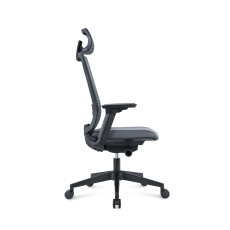 Ergonomická kancelářská židle Meteor, síťovina, šedá - 3