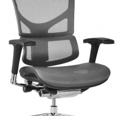 Ergonomická kancelářská židle Spokane, šedá - 1