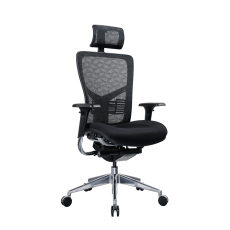 Ergonomická kancelářská židle Tech Pro, síťovina, černá - 2