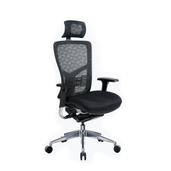 Ergonomická kancelářská židle Tech Pro, síťovina, černá