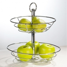 Etažér Vertigo s 2 patry, 30 cm