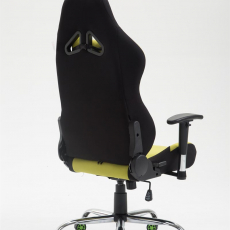 Herná stolička Rosberg textil, čierna / zelená - 4