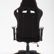 Herné kreslo Jarama, textil, červená - 4