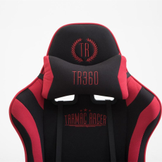 Herné kreslo Jarama, textil, červená - 6