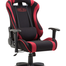 Herné kreslo Jarama, textil, červená - 1