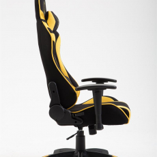 Herné kreslo Jarama, textil, žltá - 3