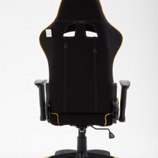 Herné kreslo Jarama, textil, žltá - 4