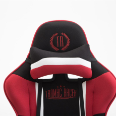 Herné kreslo Jerez, textil, červená - 5