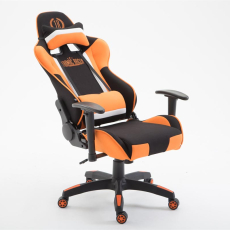 Herné kreslo Jerez, textil, oranžová - 8