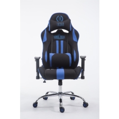 Herné kreslo Racing Edition, textil, modrá