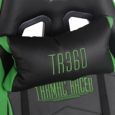 Herné kreslo Turbo, čierna / zelená - 5