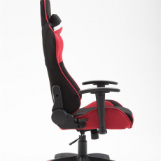 Herní křeslo Jerez, textil, červená - 3