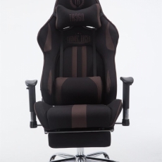 Herni křeslo Racing Limit, textil, černá / hnědá - 2