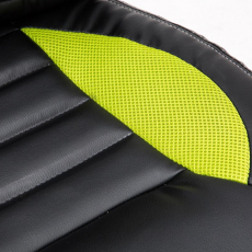 Herní křeslo Speed, syntetická kůže, zelená - 6