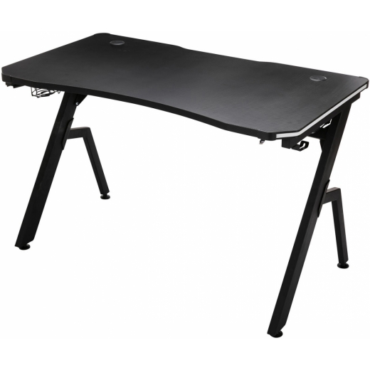 Herní stůl Arvada, 120 cm, černá - 1
