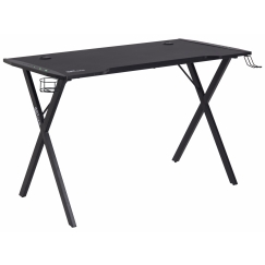 Herní stůl Elijah, 120 cm, černá