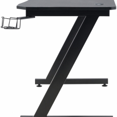 Herní stůl Hayward, 110 cm, černá - 3