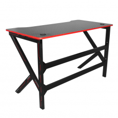 Herní stůl Ziko, 120 cm, černá - 5