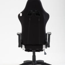 Herní židle Boavista, textil, černá / bílá - 4