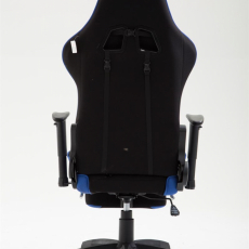 Herní židle Boavista, textil, černá /modrá - 4