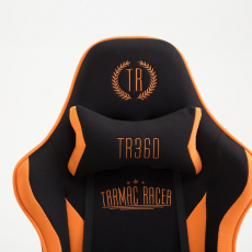 Herní židle Boavista, textil, černá /oranžová - 6
