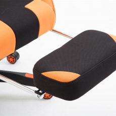 Herní židle Boavista, textil, černá /oranžová - 8