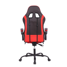 Herní židle Game, syntetická kůže, černá / červená - 6