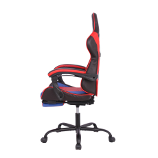 Herní židle Game, syntetická kůže, černá / červená - 8