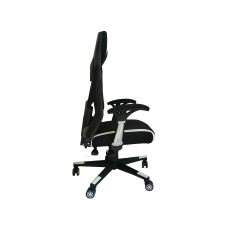 Herní židle Gaming Soft,  textil, černá / bílá - 2